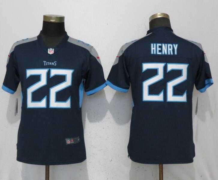 Women Nike Titans 22 Derrick Henry Navy 2018 Vapor Untouchable Limited Jersey,We sell and wholesale Women Nike Titans 22 Derrick Henry Navy 2018 Vapor Untouchable Limited Jersey on line form chian!
